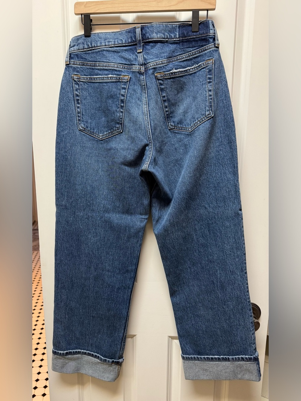 Abercrombie low rise baggy cuffed jeans - Picture 7 of 7